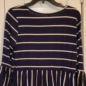 Navy Maternity Top